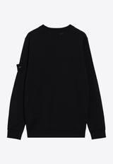 Stone Island Wool Logo Sweater Blue S155100074S00FC/S_STONE-V0020