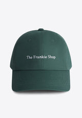 The Frankie Shop Logo Baseball Cap Green HAFS21176CO/R_THE-407