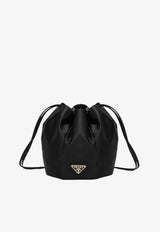 Mini Satin Bucket Bag
