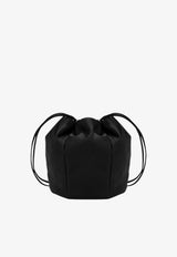 Mini Satin Bucket Bag