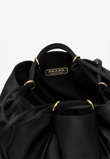 Mini Satin Bucket Bag