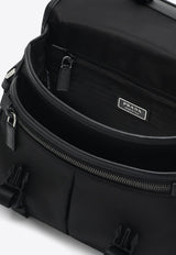 Triangle Logo Re-Nylon Messenger Bag