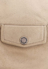 Golden Goose DB Phoebe Zip-Up Leather Jacket Beige GUP02535P00230415155_MELLOW BUFF_41114642