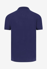 Polo Ralph Lauren Logo Embroidered Polo T-shirt Navy 710795080007_NEWPORT NAVY_48136958