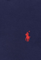 Polo Ralph Lauren Logo Embroidered Polo T-shirt Navy 710795080007_NEWPORT NAVY_48136958