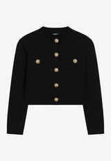 Tweed Cropped Cardigan