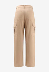 PINKO Rosalin Wide-Leg Cargo Pants Beige 106278A2ERD41_Beige_44129920