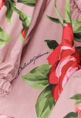Dolce & Gabbana Rose Bouquet Off-Shoulder Cropped Top Pink F7AV0THS5UTHF5ZN_BOUQUET ROSE ROSA_40005255