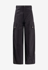 PINKO Rosalin Wide-Leg Cargo Pants Black 106278A2ERZ99_Black_44129858