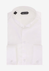 Tom Ford Long-Sleeved Buttoned Shirt White HECS01C0023WAB_White_40468761