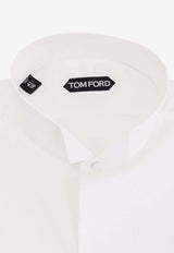 Tom Ford Long-Sleeved Buttoned Shirt White HECS01C0023WAB_White_40468761