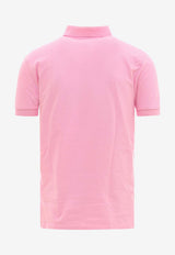 Polo Ralph Lauren Logo Embroidered Polo T-shirt Pink 710795080004_CARMEL PINK_48136962