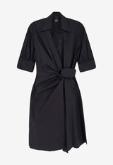 PINKO Aline Shirt Dress Black 106602A35QZ99_Black_44130021