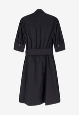 PINKO Aline Shirt Dress Black 106602A35QZ99_Black_44130021