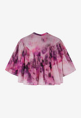 Isabel Marant Etoile Veelia Printed Blouse Pink HT0854FAD1J13E40PK_Pink_41973280
