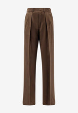 Tom Ford Tailored Wool Pants Brown PLMD01W0132GAY_KHAKI BROWN_40468882