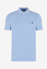 Polo Ralph Lauren Embroidered Pony Polo T-shirt Light Blue 710548797013_ISLE HEATHER_48136953