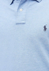 Polo Ralph Lauren Embroidered Pony Polo T-shirt Light Blue 710548797013_ISLE HEATHER_48136953