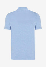 Polo Ralph Lauren Embroidered Pony Polo T-shirt Light Blue 710548797013_ISLE HEATHER_48136953