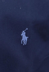 Polo Ralph Lauren Embroidered Pony Long-Sleeved Shirt Navy 710928254001_NEWPORT NAVY_48136906