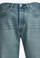 Washed Straight-Leg Jeans