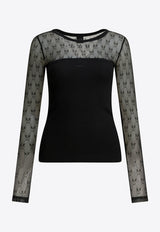 Lace Crewneck Top