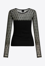 Lace Crewneck Top