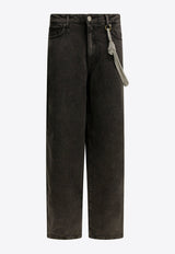 Knot Embellished Jeans