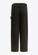 Knot Embellished Jeans