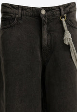 Knot Embellished Jeans