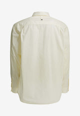 Stone Island Logo-Patched Buttoned Shirt White 1100027S0168V0093_309968c4-f5d8-40e3-ad23-b88485b98b81