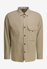 Stone Island Logo Patch Overshirt Beige 1100028S0318V009A_a80fd91e-11f7-4faf-a77c-96dafb667af4