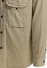 Stone Island Logo Patch Overshirt Beige 1100028S0318V009A_a80fd91e-11f7-4faf-a77c-96dafb667af4