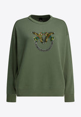 Logo-Printed Crewneck Sweatshirt