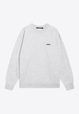 Logo-Embroidered Crewneck Sweatshirt
