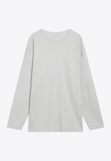 Interlock Silk-Blend Long-Sleeved T-shirt