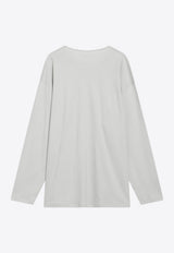 Interlock Silk-Blend Long-Sleeved T-shirt