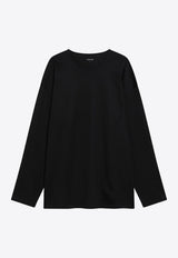 Interlock Silk-Blend Long-Sleeved T-shirt