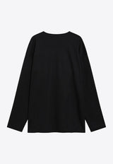 Interlock Silk-Blend Long-Sleeved T-shirt