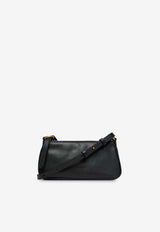 PINKO Mini Half Moon Baguette Leather Bag Black 105069A0QOZ99Q_Black_44130547