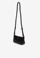 PINKO Mini Half Moon Baguette Leather Bag Black 105069A0QOZ99Q_Black_44130547