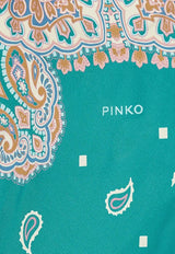 PINKO Paisley Print Asymmetrical Top Multicolor 106732A38GSZ4_MultiColour_44130173