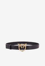 PINKO Love Birds Leather Belt Black 100125A0F1Z99Q_Black_44130479
