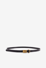 PINKO Logo Leather Belt Black 105479A1ACZ99Q_Black_44129985