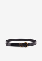 PINKO Love Birds Leather Belt Black 102820A2X6Z99Q_Black_44130441