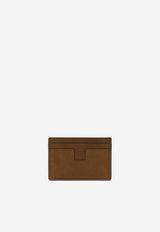 Tom Ford T-line Nubuck Leather Cardholder Brown Y0232LCL504SEBU_OLIVEBROWN_40468801