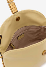 PINKO Small Saddle Leather Shoulder Bag Yellow 105895A1ZXC39Q_Yellow_44130284