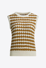 Striped Knitted Vest