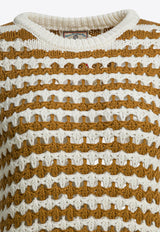 Striped Knitted Vest