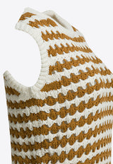 Striped Knitted Vest